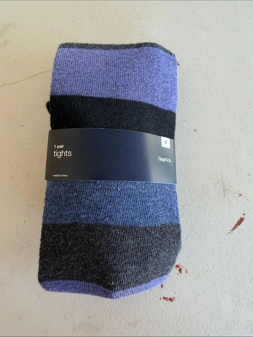 GAP Kids Blue and Black Striped Tights